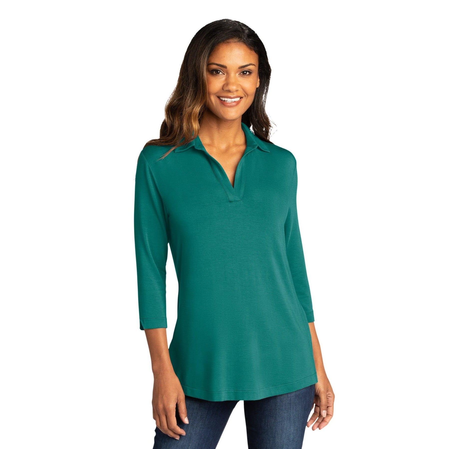 Port Authority-Port Authority ® Women's Luxe Knit Tunic. LK5601-MedTech-4